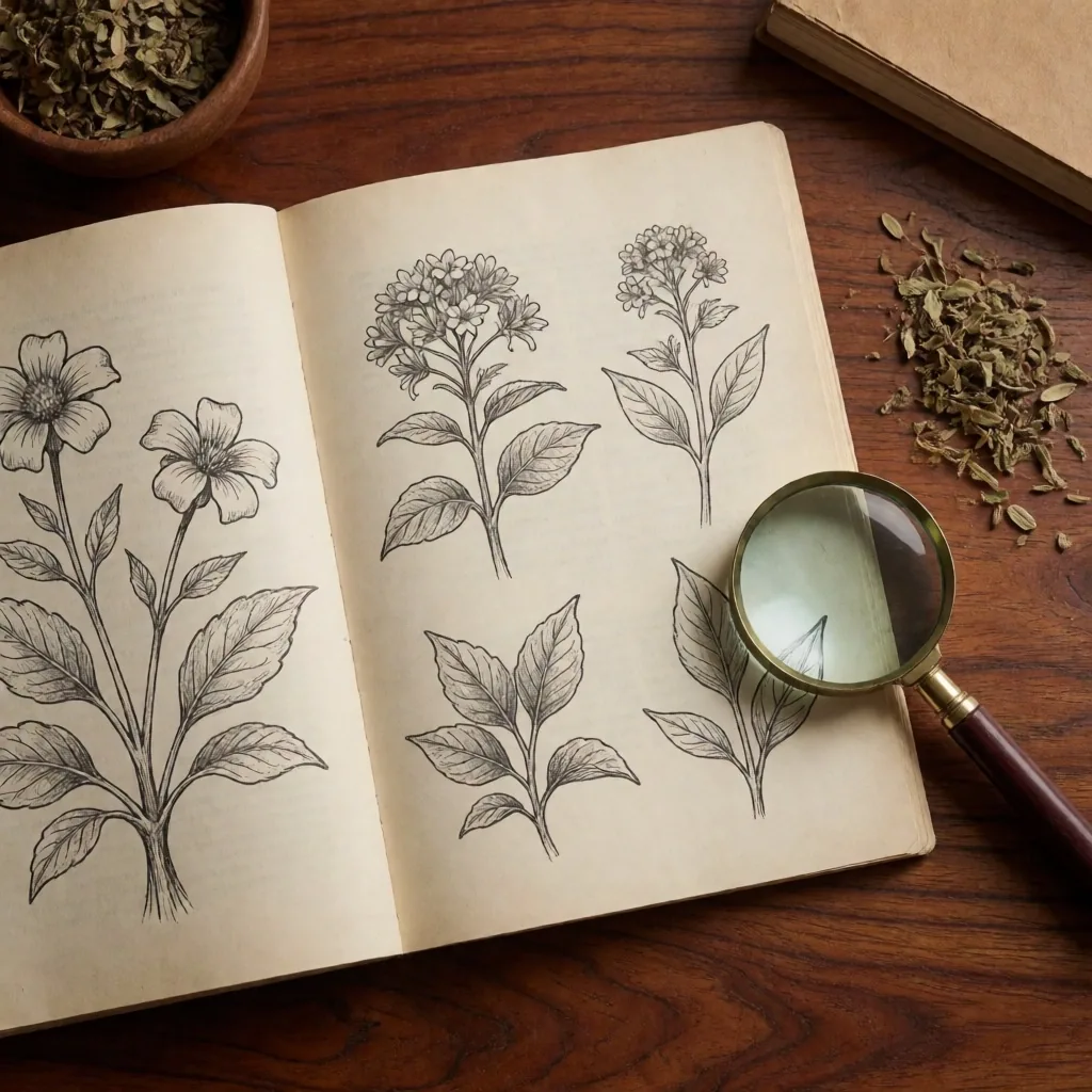 Botanical research journal pages